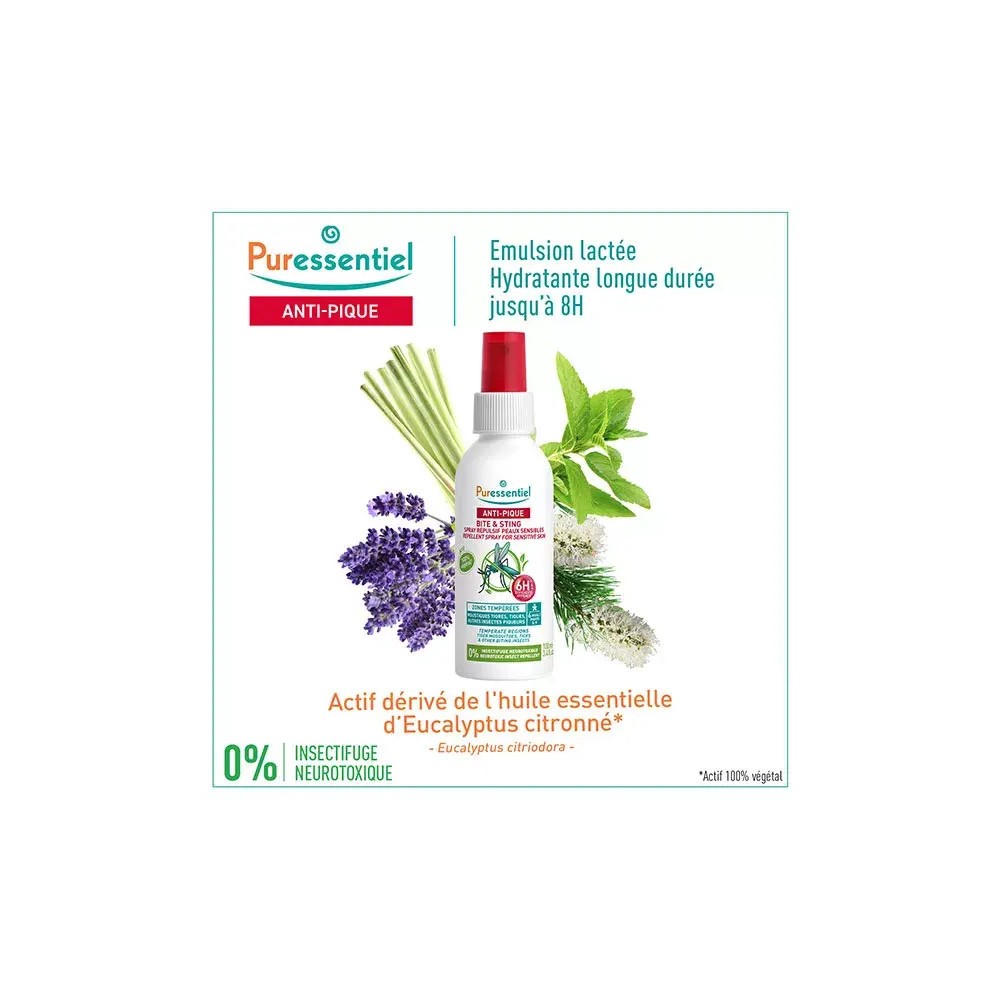 Puressentiel Anti-Pique Spray Répulsif 100 ml
