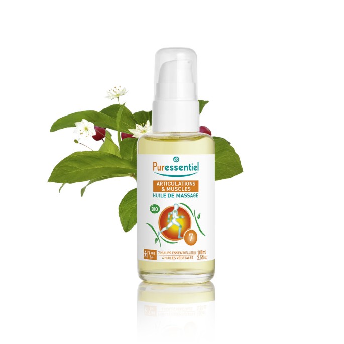 Puressentiel huile massage musculaire 100 ml