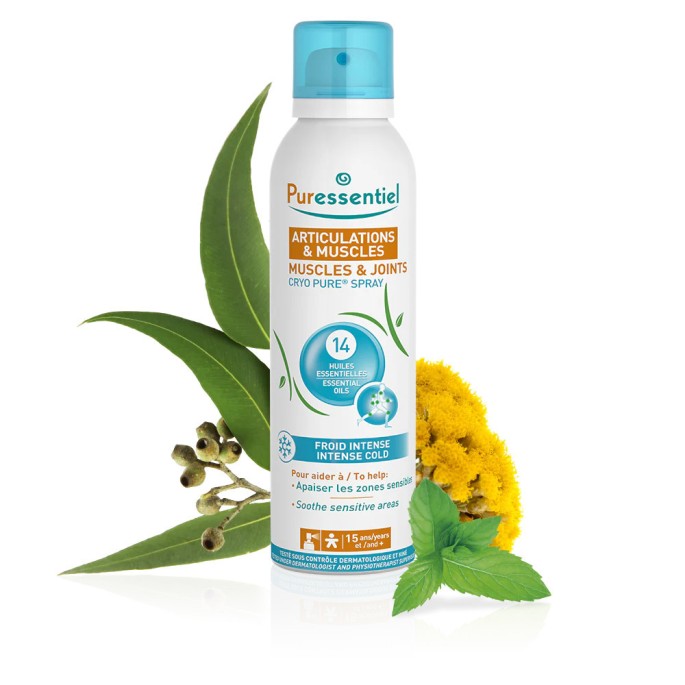 Puressentiel articulations spray cryo pure 150 ml