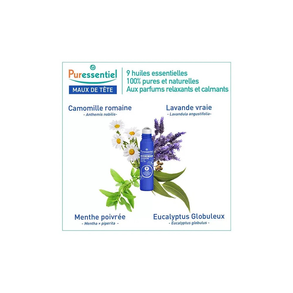 Puressentiel Maux de tête Roller 5 ml