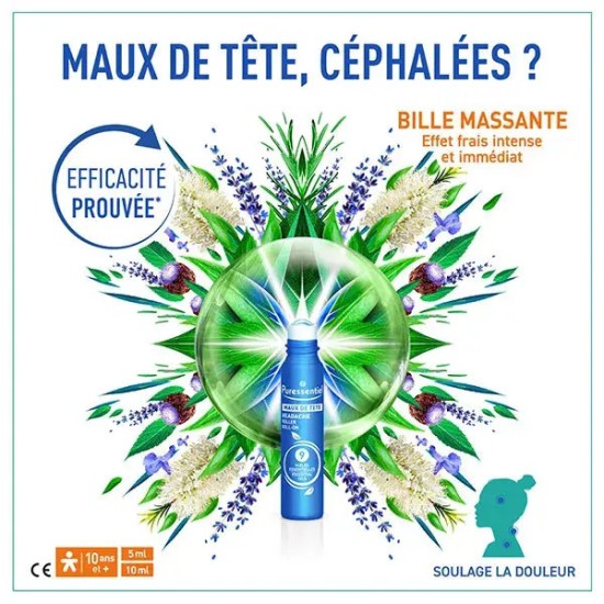 Puressentiel Maux de tête Roller 5 ml