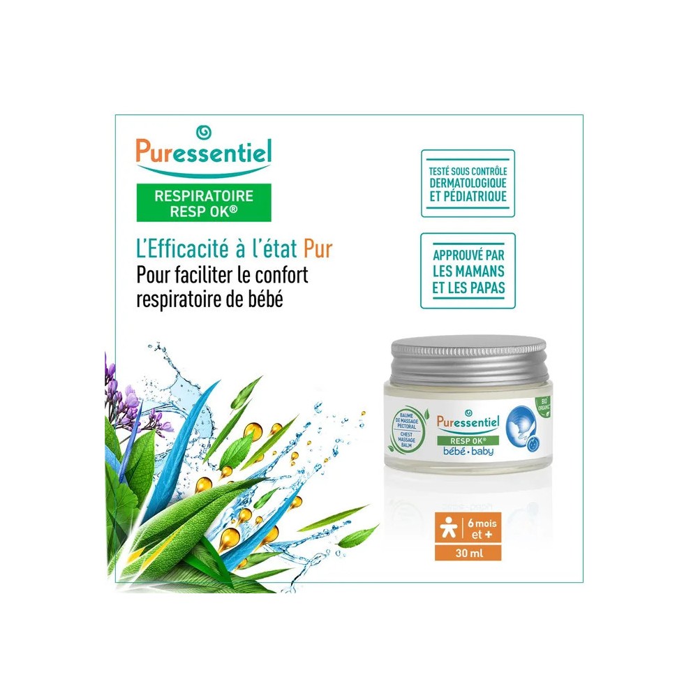 Puressentiel Resp'OK Baume Pectoral Bébé