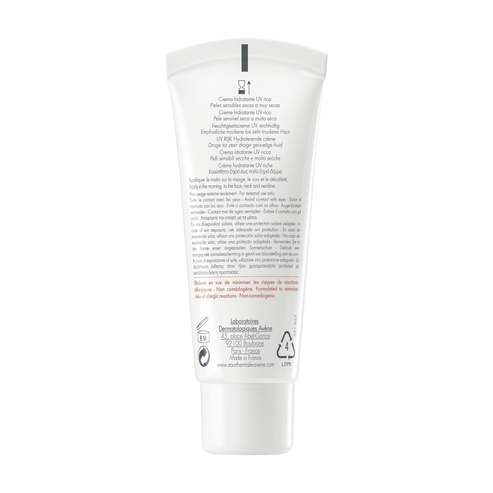 Avène Hydrance UV Riche Crème 40 ml
