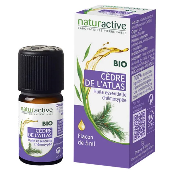 Naturactive huile essentielle cèdre de l'atlas bio