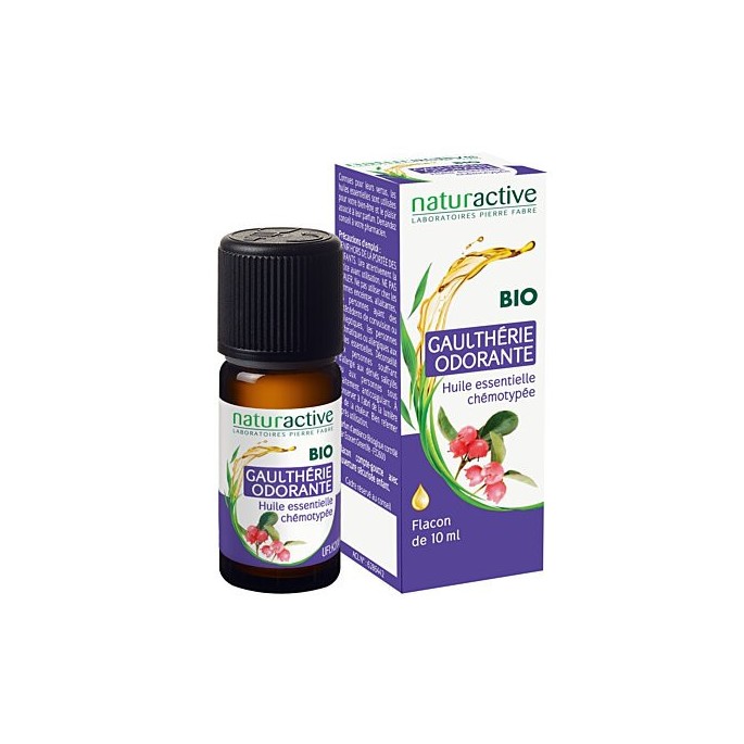 Naturactive huile essentielle gaulthérie 10 ml