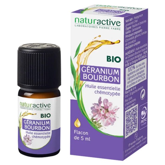 Naturactive huile essentielle Géranium Bourbon Bio