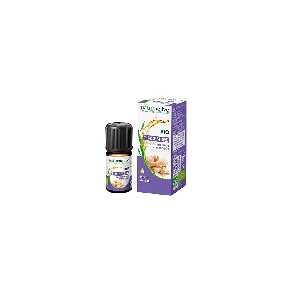 Naturactive huile essentielle gingembre bio 5 ml