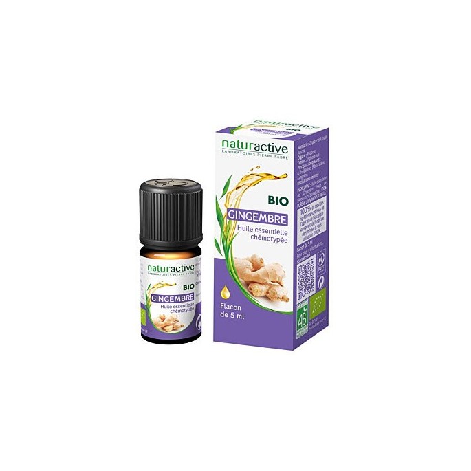 Naturactive huile essentielle gingembre bio 5 ml