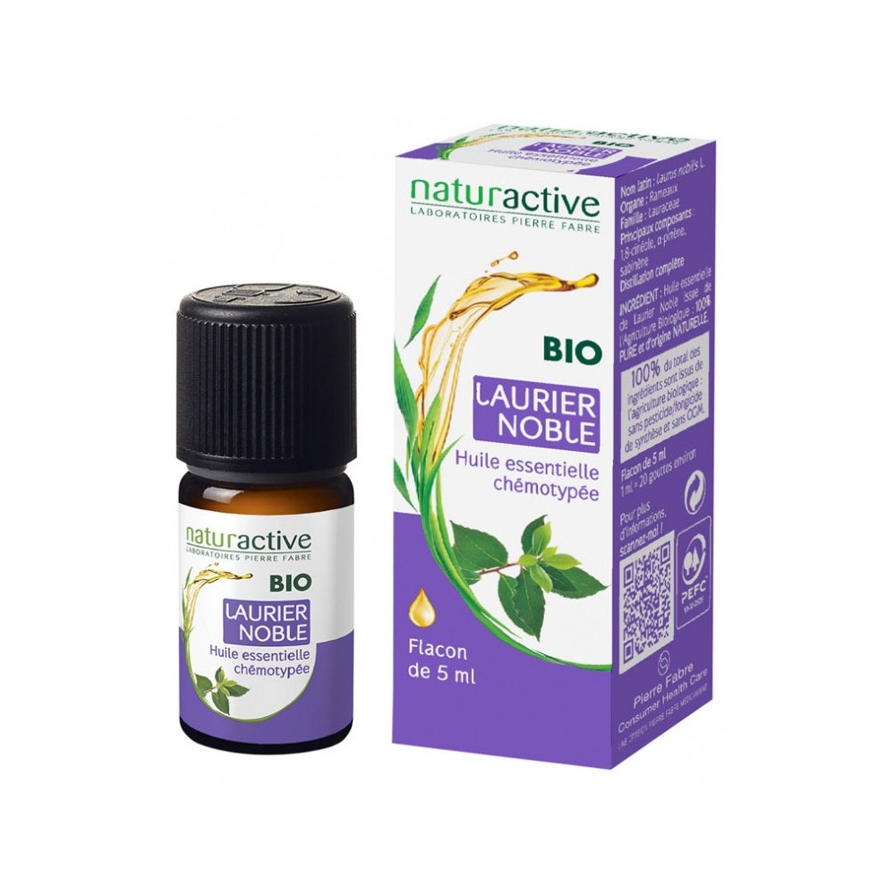 Naturactive huile essentielle laurier noble bio 5 ml