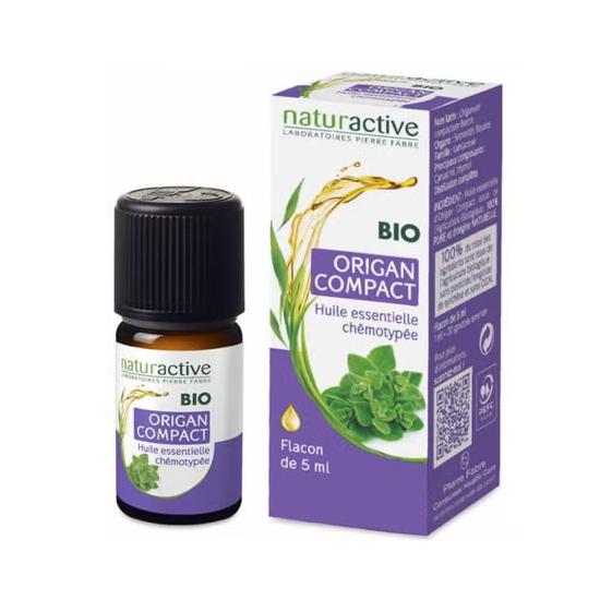 Naturactive huile essentielle origan compact bio 5 ml