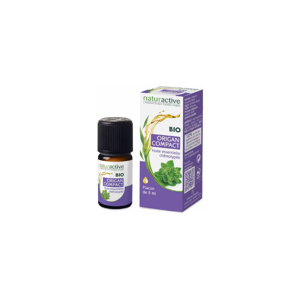 Naturactive huile essentielle origan compact bio 5 ml