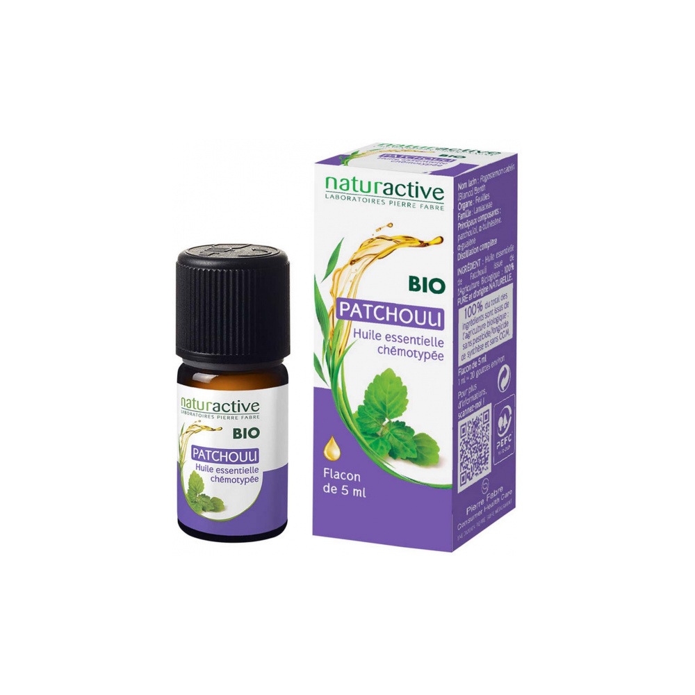 Naturactive huile essentielle patchouli bio 5 ml