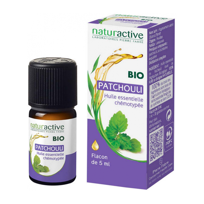 Naturactive huile essentielle patchouli bio 5 ml