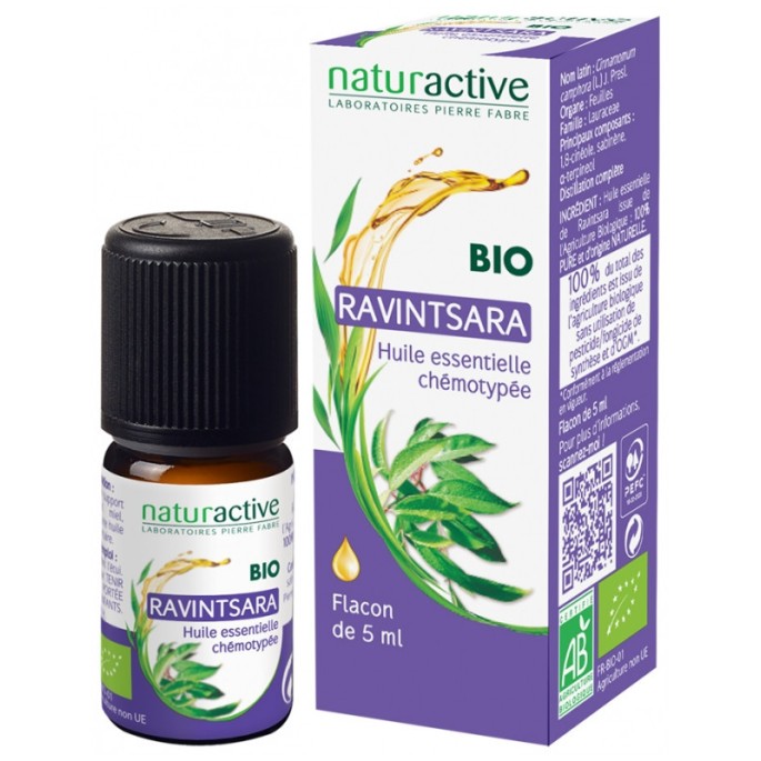 Naturactive huile essentielle ravintsara bio 5 ml