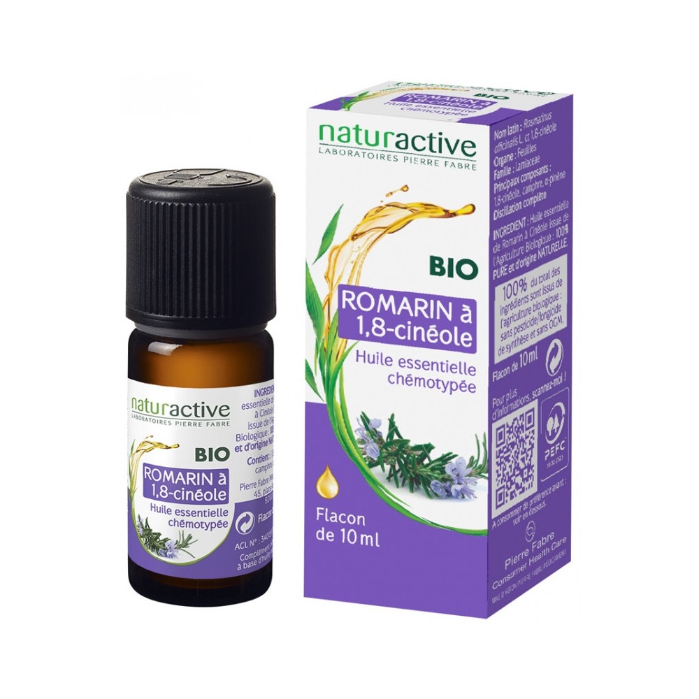 Naturactive huile essentielle romarin bio 10 ml