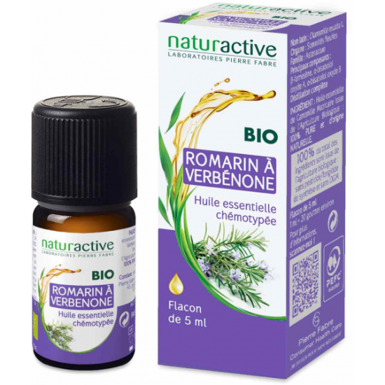 Naturactive huile essentielle romarin à verbénone bio 5 ml