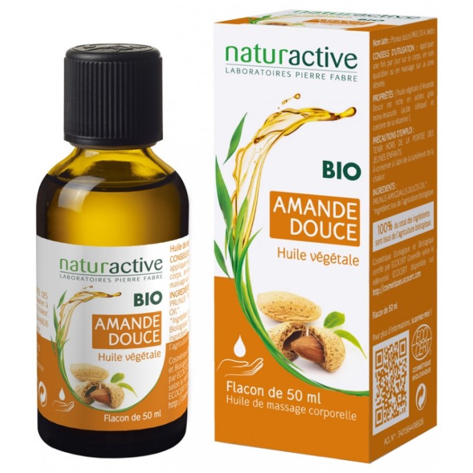 Naturactive huile végétale amande douce bio