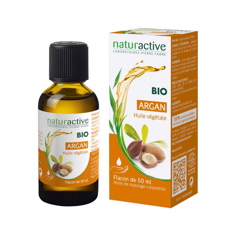 Naturactive huile végétale argan bio 50 ml
