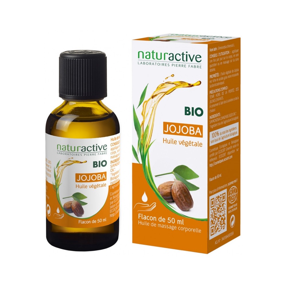 Naturactive huile végétale jojoba bio 50 ml