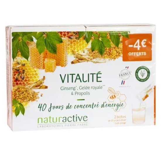 Naturactive Gelée Royale Sticks Duo 2x20