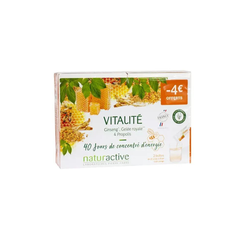 Naturactive Gelée Royale Sticks Duo 2x20