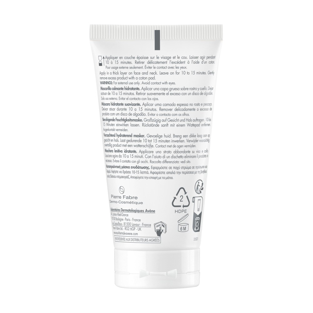 Avène masque hydratant apaisant 50 ml