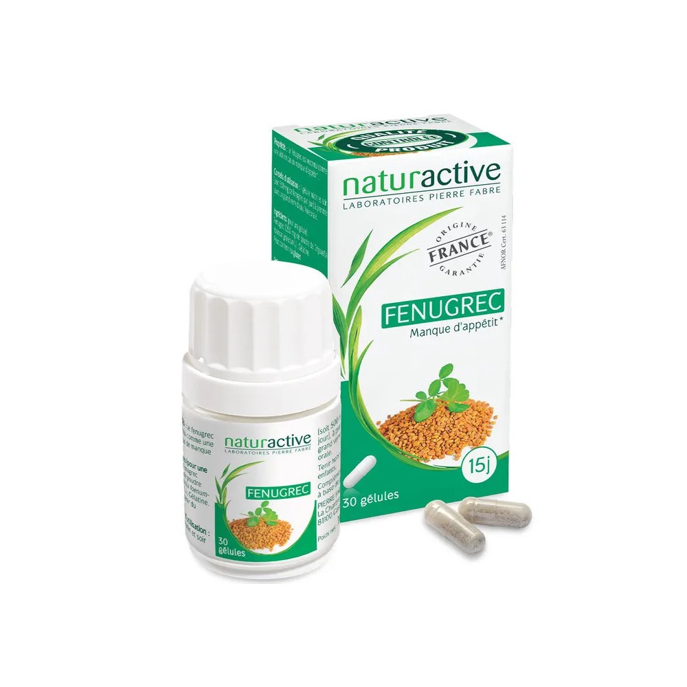Naturactive Fenugrec Gélules 30 unités