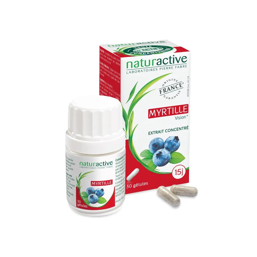 Naturactive Myrtille 30 gélules
