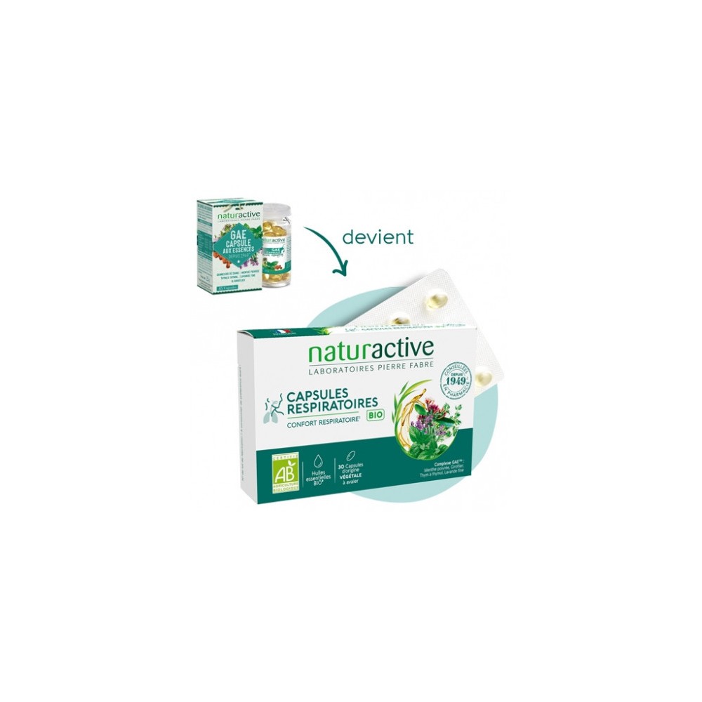 Naturactive respiratoires capsules