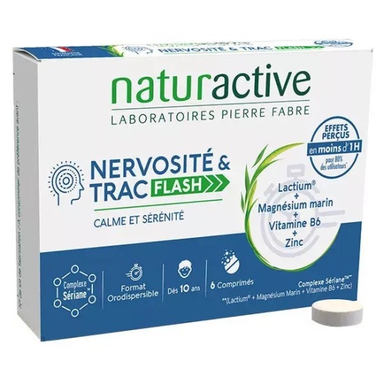 Naturactive nervosité trac 6 comprimés
