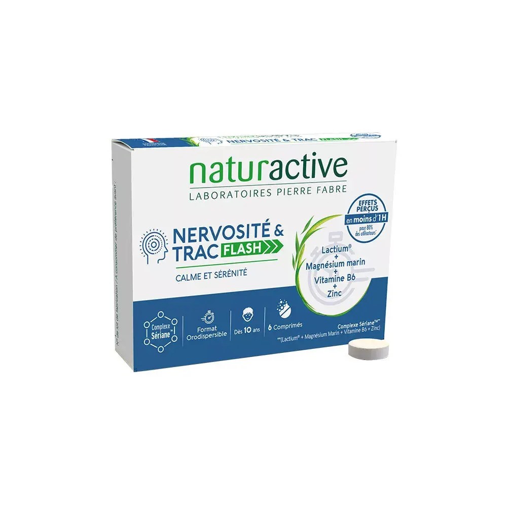 Naturactive nervosité trac 6 comprimés