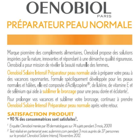 Oenobiol Sun Expert Préparateur Solaire