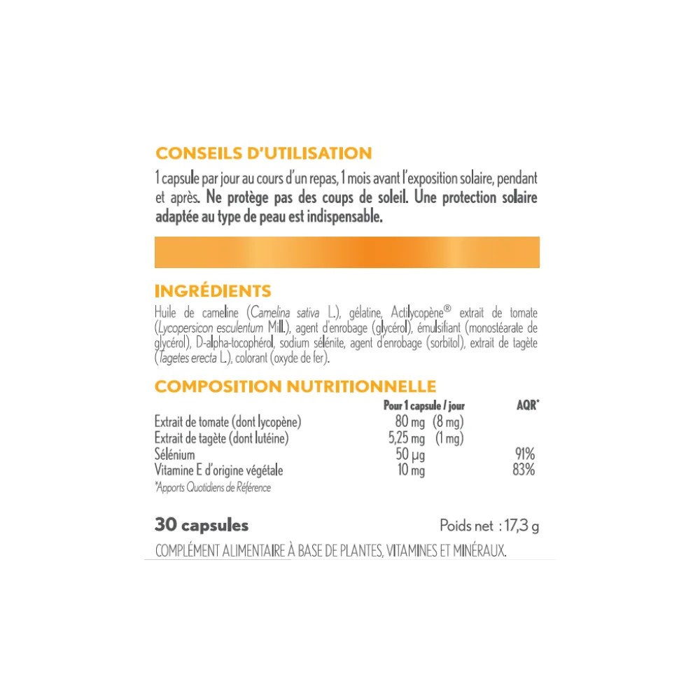 Oenobiol Sun Expert Préparateur Solaire