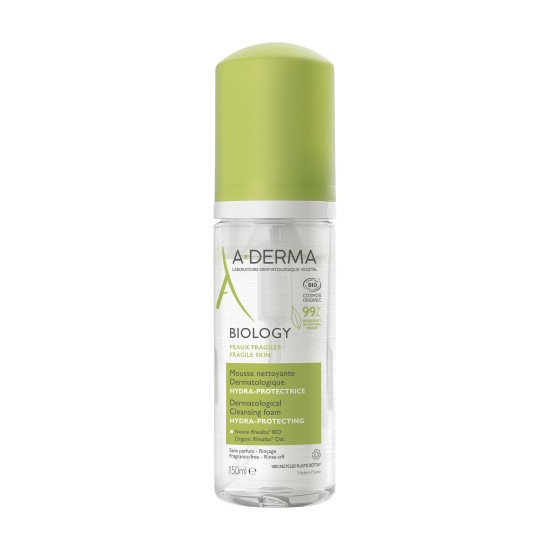 A-DERMA Biology Mousse Nettoyante 150 ml
