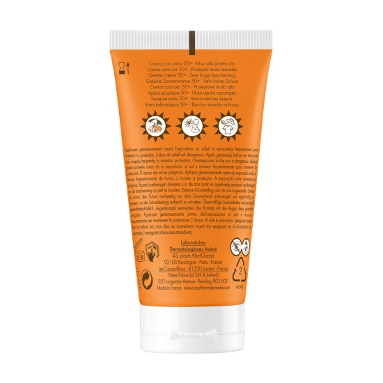 Avène crème solaire teintée SPF50+ 50 ml