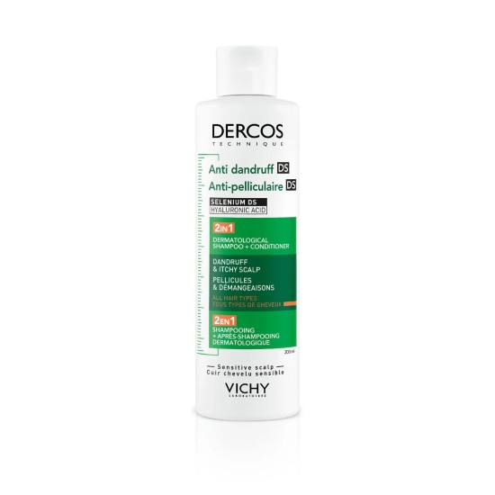 Dercos Shampooing Anti-pelliculaire 2 en 1