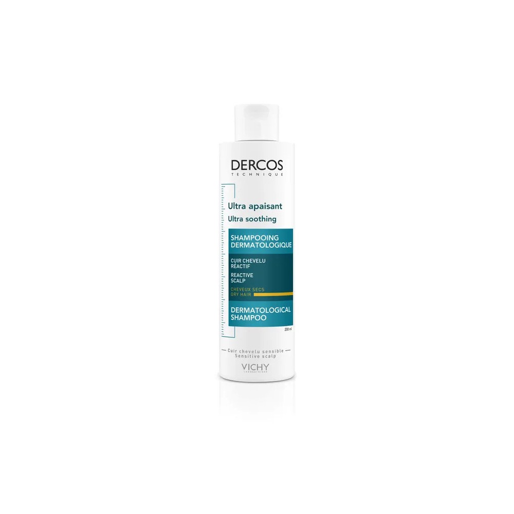 Dercos shampooing apaisant sec 200 ml