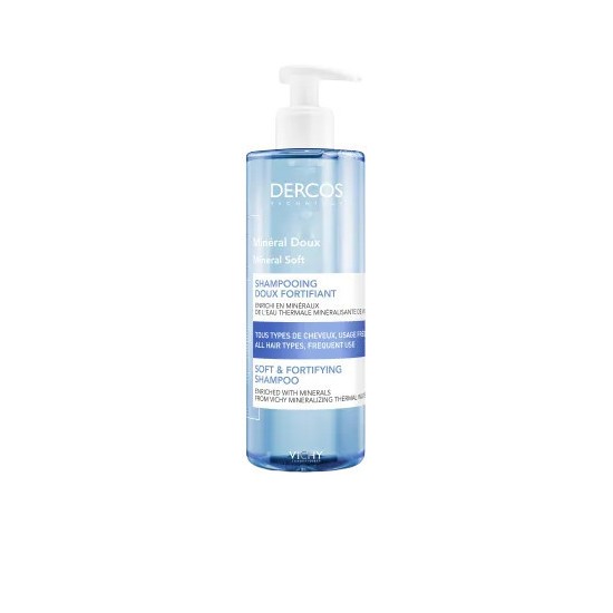 Dercos Shampooing Minéral Doux 400 ml
