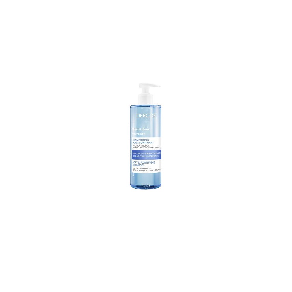 Dercos Shampooing Minéral Doux 400 ml