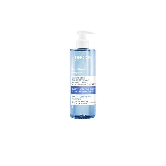 Dercos Shampooing Minéral Doux 400 ml