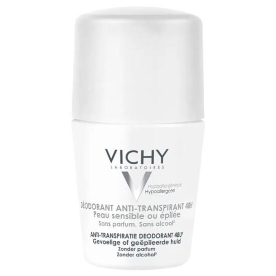 Vichy déodorant anti-transpirant 48h peau sensible
