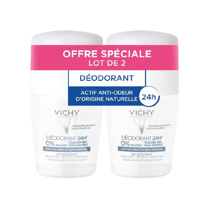 Vichy déodorant roll-on sans sels d'aluminium