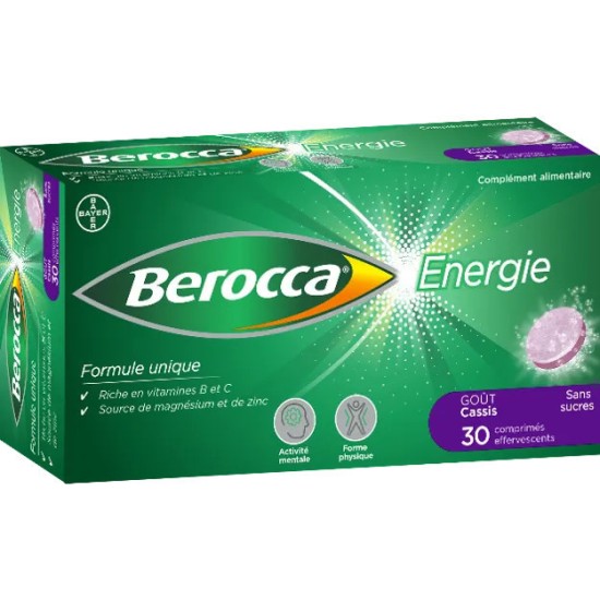 Bayer Berocca Energie Comprimés Effervescents
