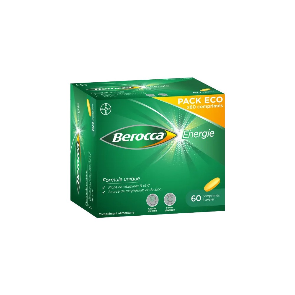 Bayer Berocca Energie 60 comprimés