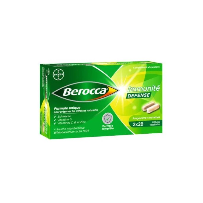 Bayer Berocca Immunité Défense Gélules