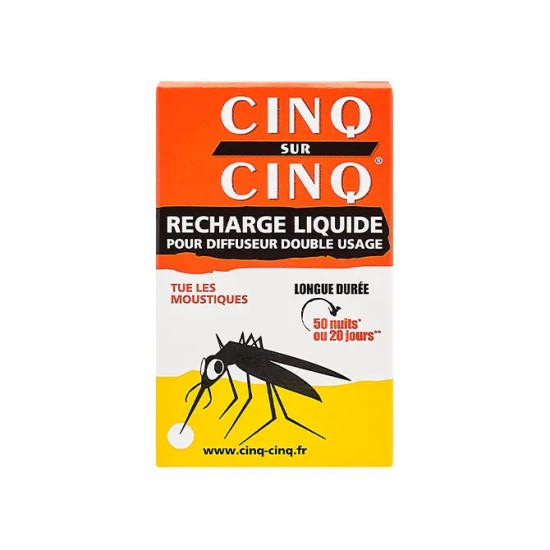 Bayer Cinq Sur Cinq Recharge Liquide Diffuse 35 ml