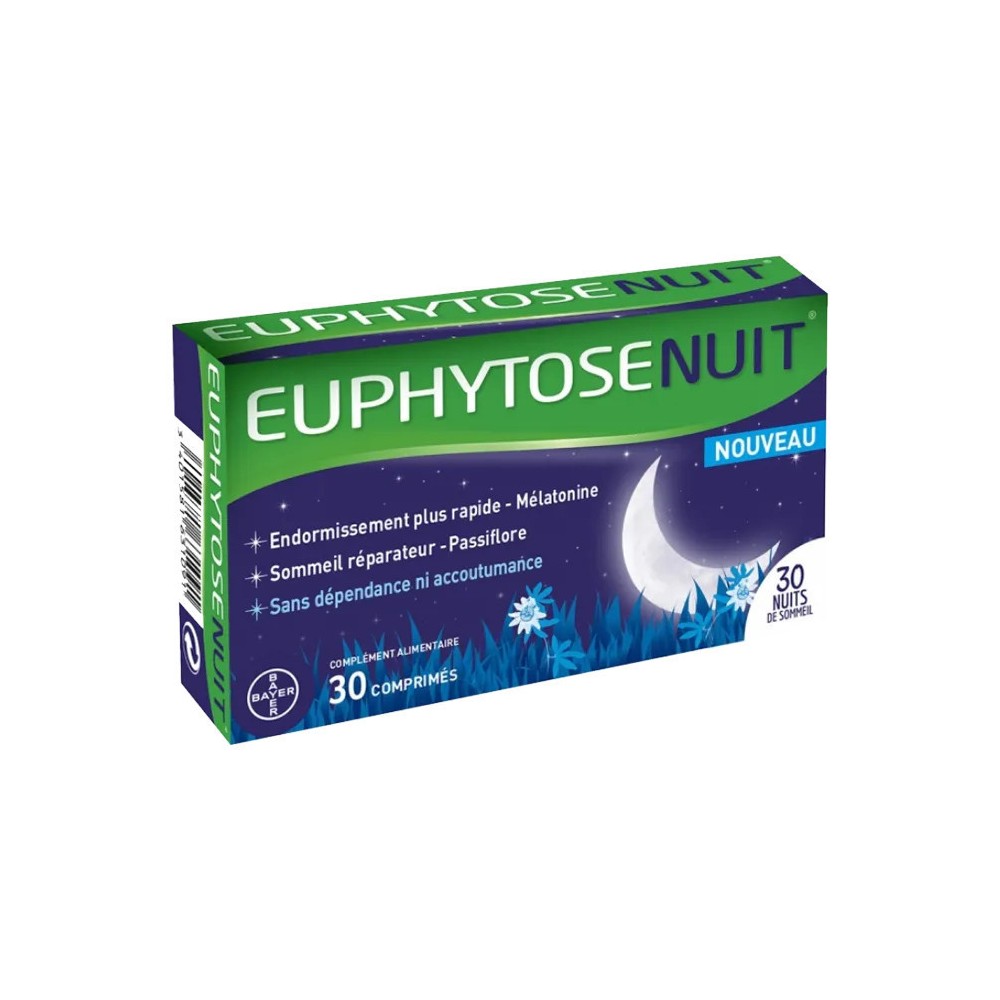 Bayer Euphytose Nuit 30 comprimés