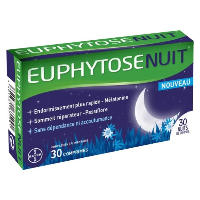 Bayer Euphytose Nuit 30 comprimés