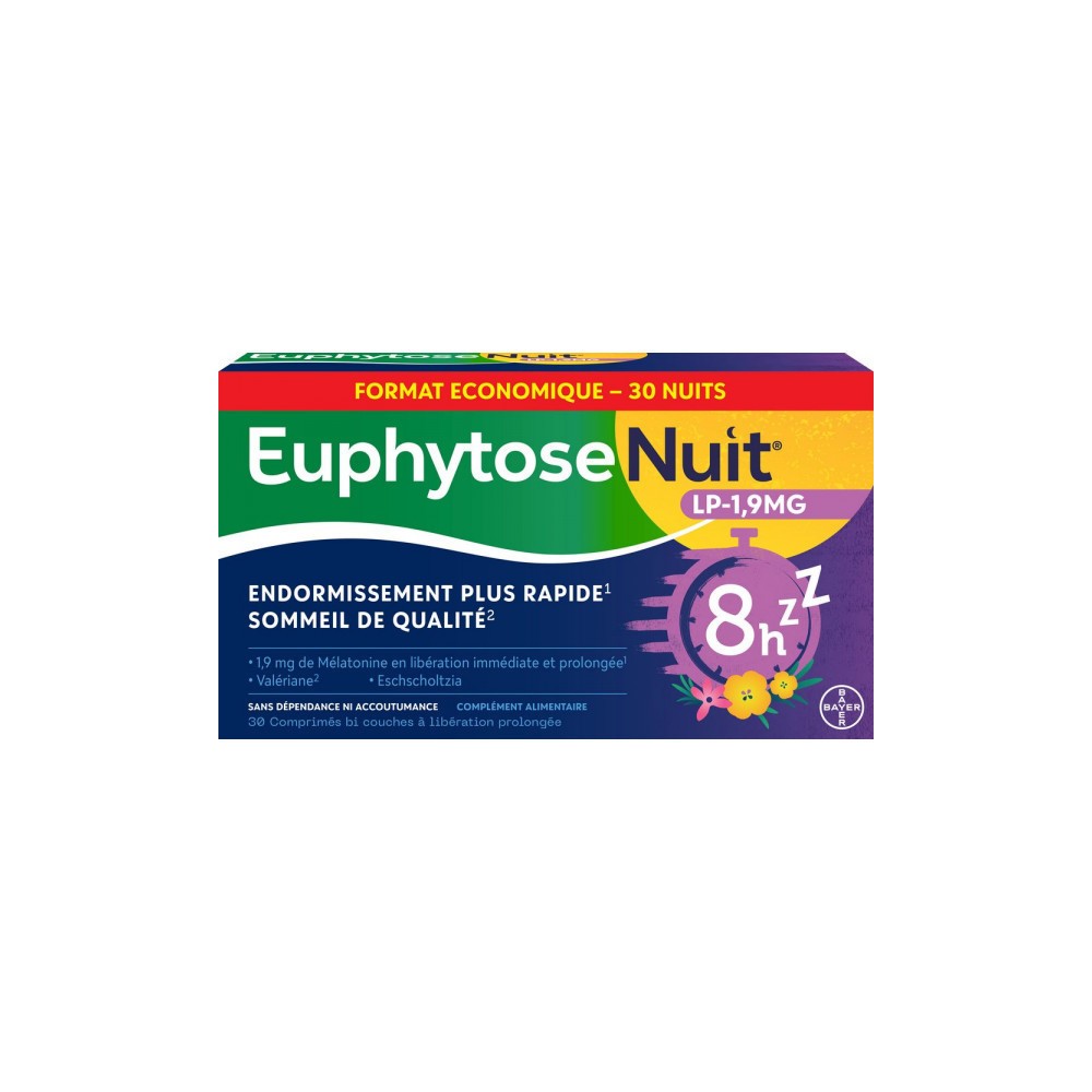 Bayer Euphytose Nuit 30 comprimés