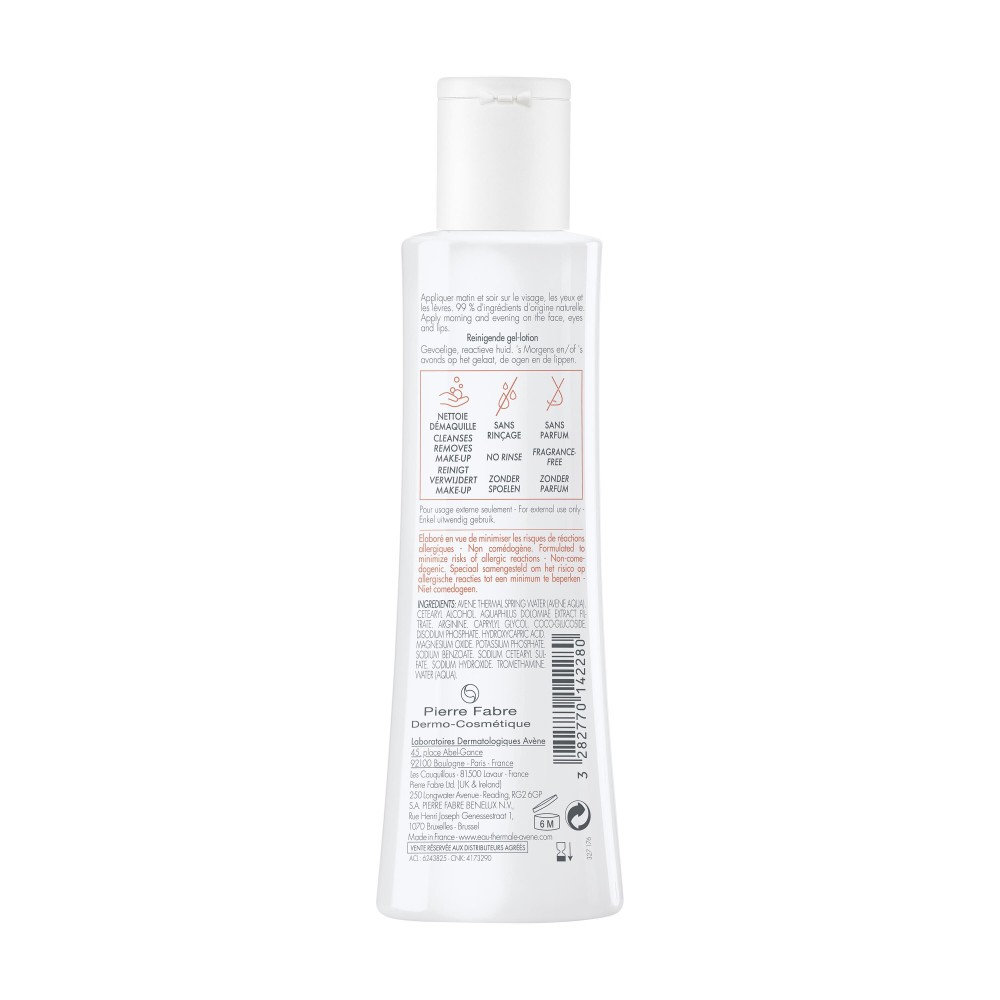 Avène Tolérance Lotion Nettoyante Gélifiée 200 ml